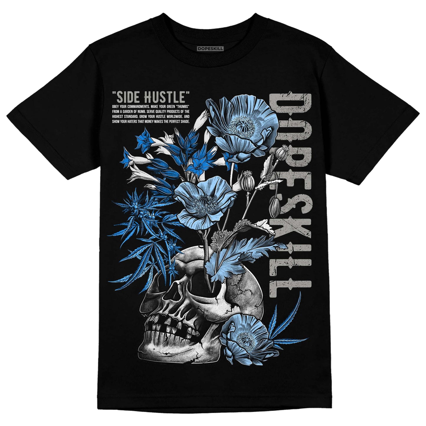 Cool Grey 11s DopeSkill T-Shirt Side Hustle Graphic