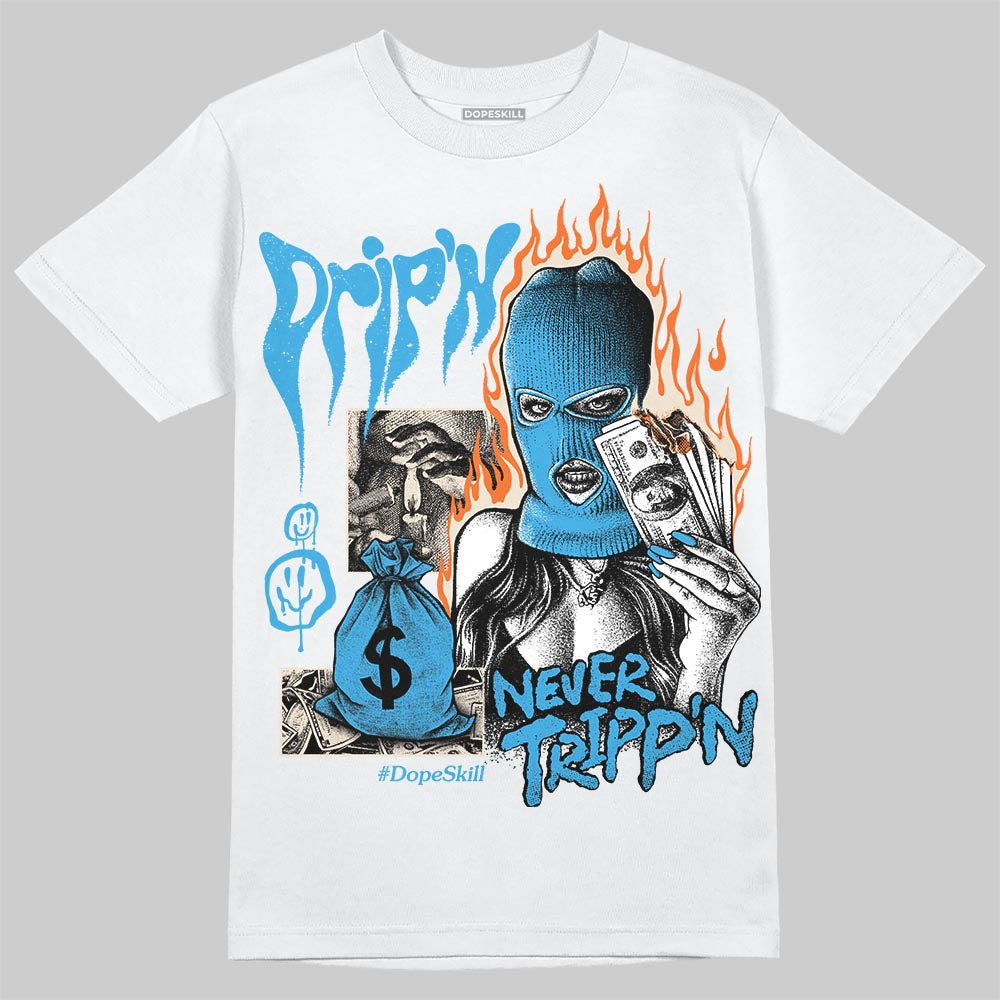 UNC Reimagined 1s DopeSkill T-Shirt Drip'n Never Tripp'n Graphic
