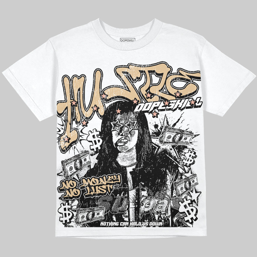 TAN Collection DopeSkill Oversize Print T-Shirt No Money No Lust Graphic