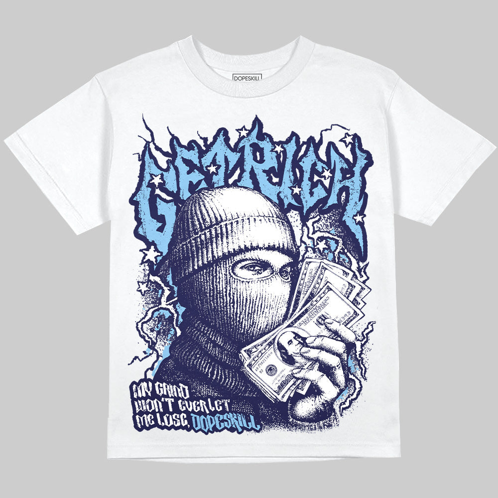 University Blue Collection DopeSkill Oversize Print T-Shirt Wealthy Graphic