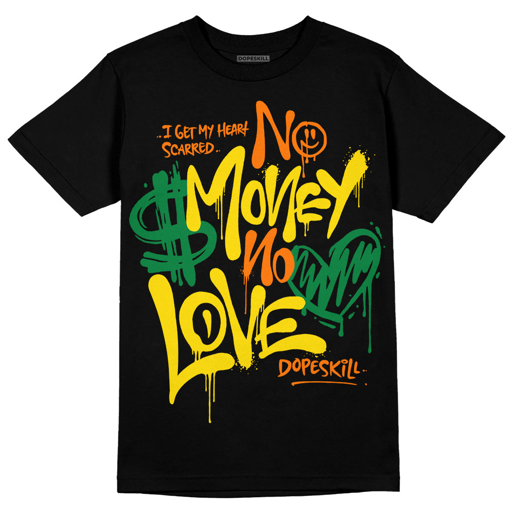 Dunk Reverse Brazil DopeSkill T-Shirt No Money No Love Typo Graphic
