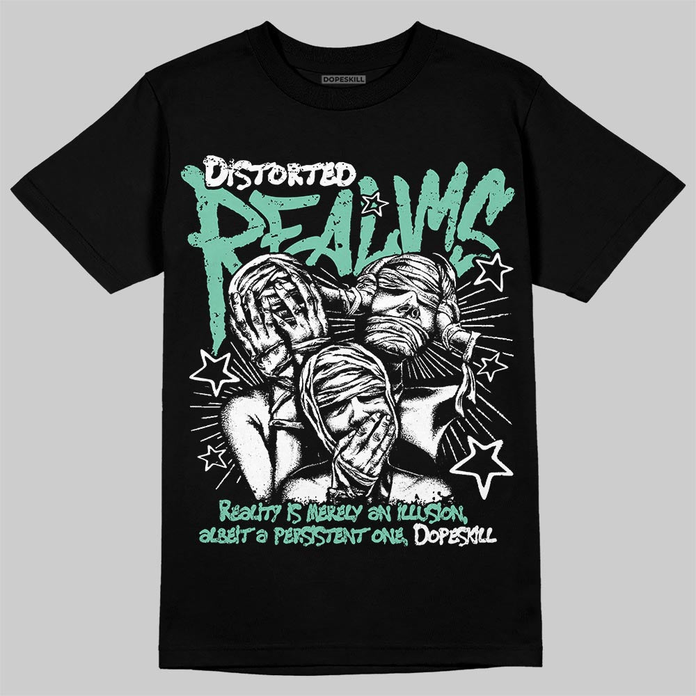 Green Glow 3s DopeSkill T-Shirt Distorted Realms Graphic