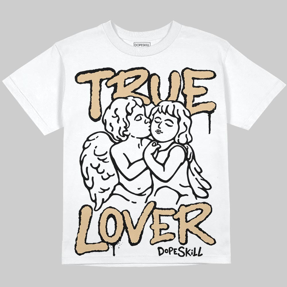 TAN Collection DopeSkill Oversize Print T-Shirt True Lover Graphic