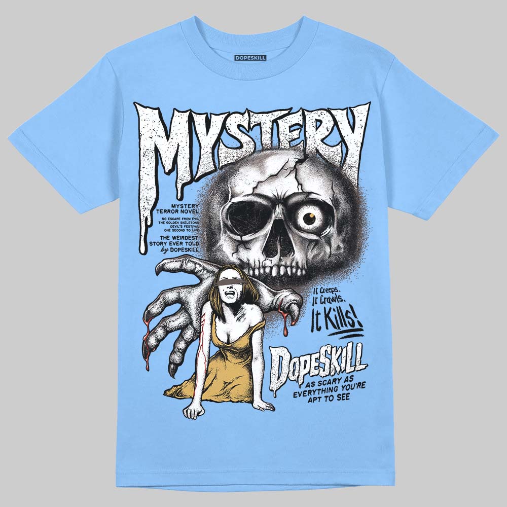 Handball Spezial Light Blue DopeSkill T-Shirt Mystery Ghostly Grasp Graphic