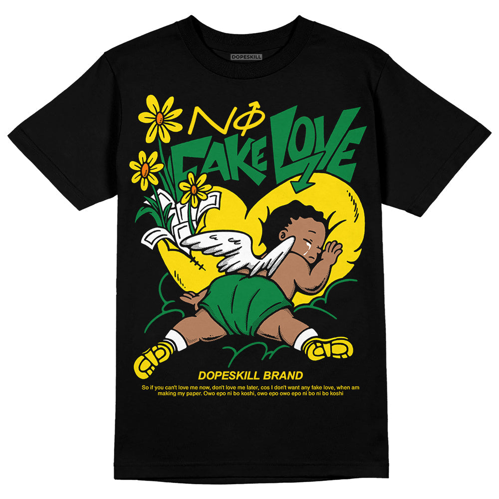 Dunk Reverse Brazil DopeSkill T-Shirt No Fake Love Graphic