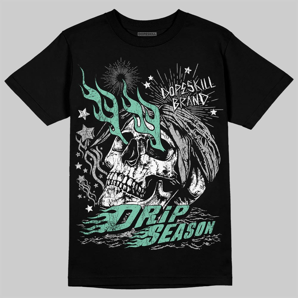 Green Glow 3s DopeSkill T-Shirt Drip Season Graphic