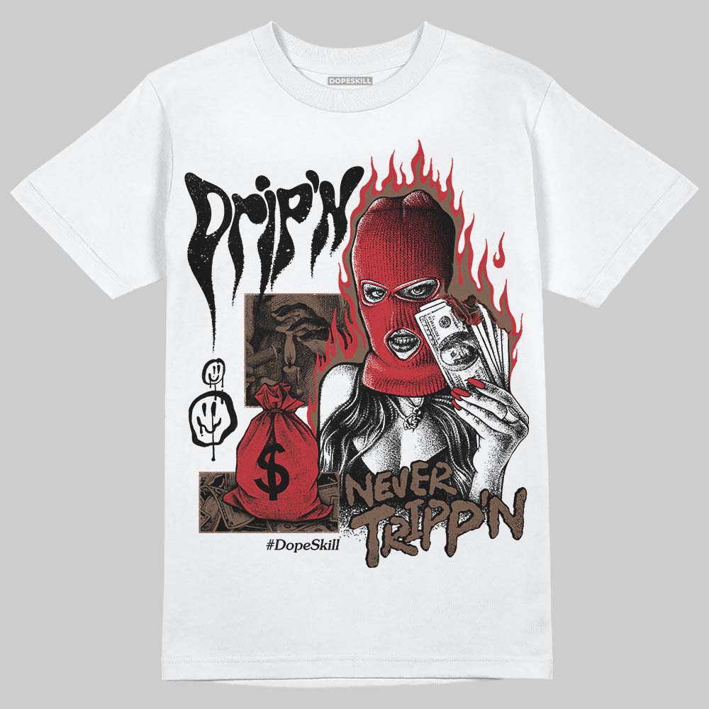 Olive 9s DopeSkill T-Shirt Drip'n Never Tripp'n Graphic