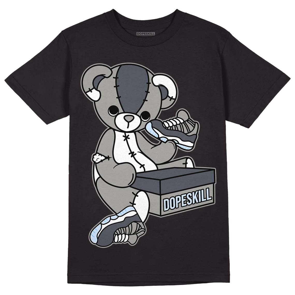 Cool Grey 11s DopeSkill T-Shirt Sneakerhead BEAR Graphic