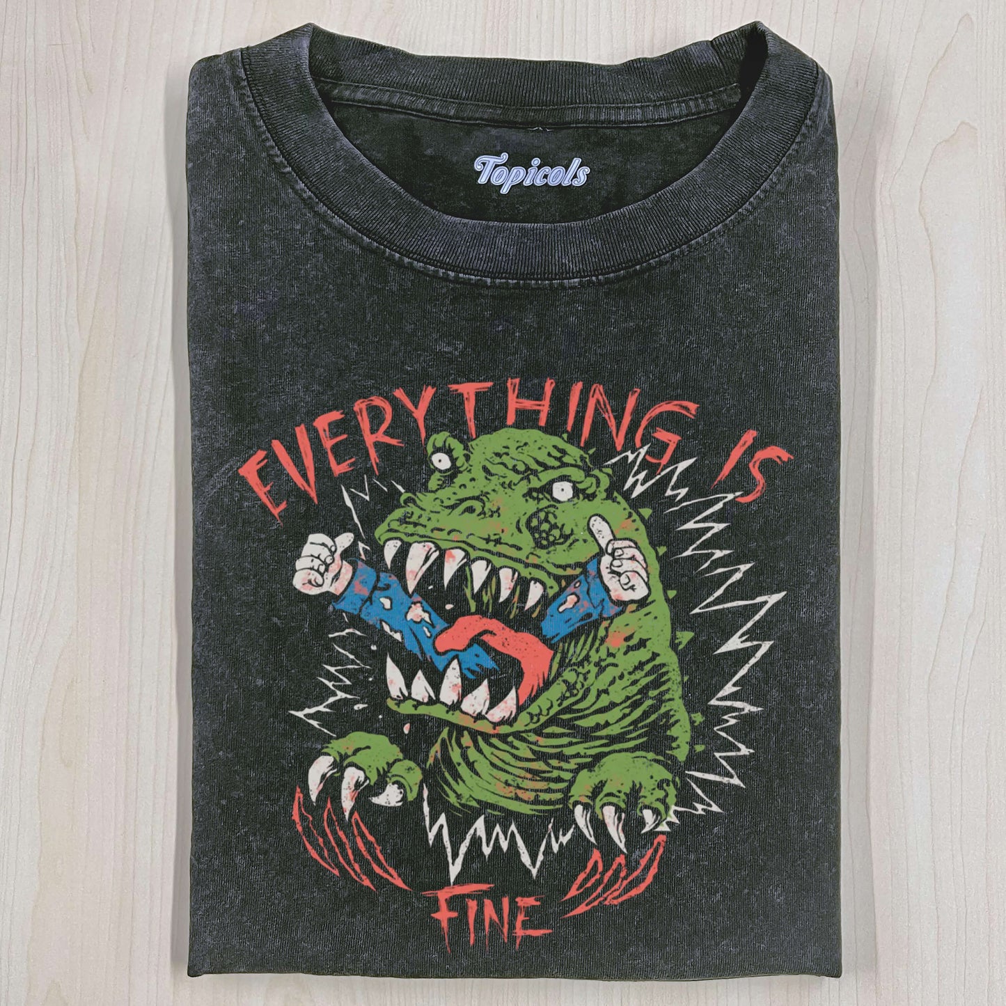 EVERYTHING IS FINE FINE T-SHIRT Style001
