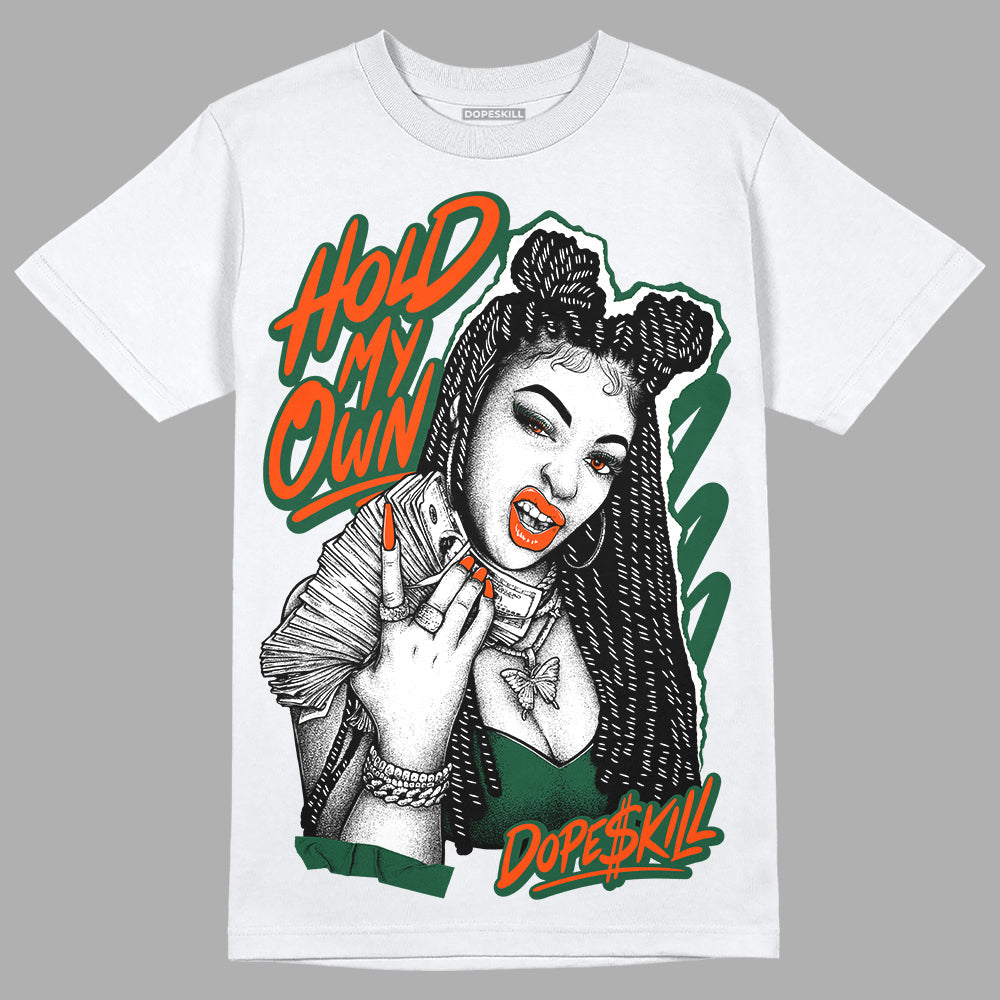 Dunk Team Dark Green Orange DopeSkill T-Shirt New H.M.O Graphic
