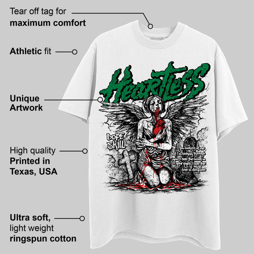 Lucky Green 5s DopeSkill T-Shirt Heartless Graphic