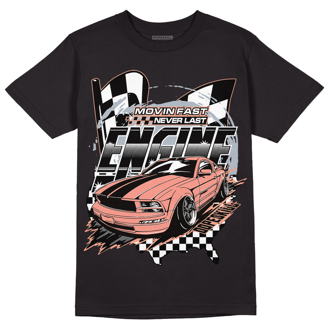 Crimson Bliss 5s DopeSkill T-Shirt ENGINE Tshirt Graphic