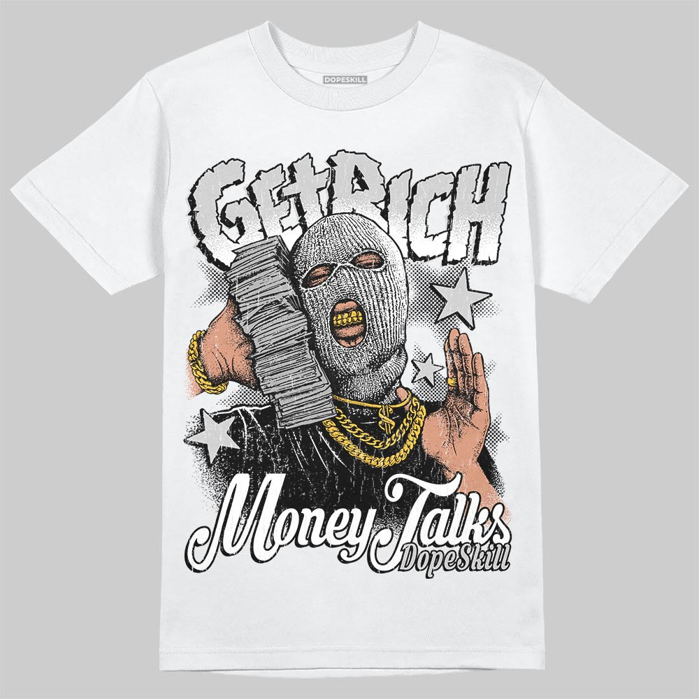 Foamposite One ‚ÄúTriple White‚Äù DopeSkill T-Shirt Get Rich Graphic