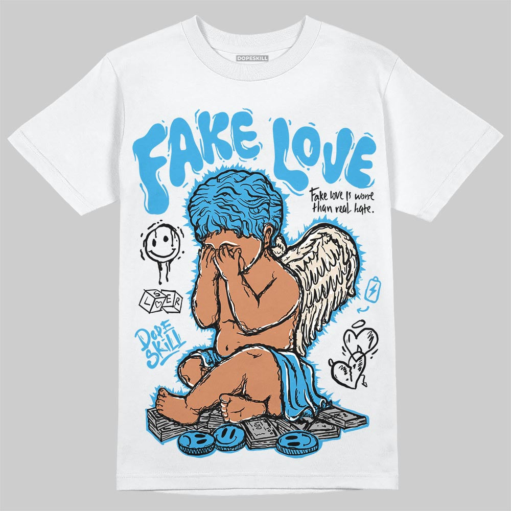 UNC Reimagined 1s DopeSkill T-Shirt False Love Graphic