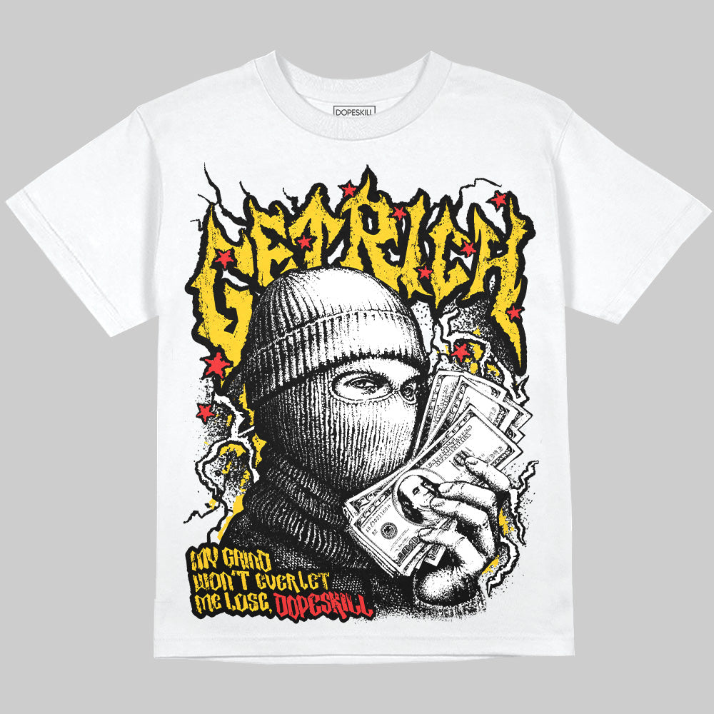 Yellow Collection DopeSkill Oversize Print T-Shirt Wealthy Graphic