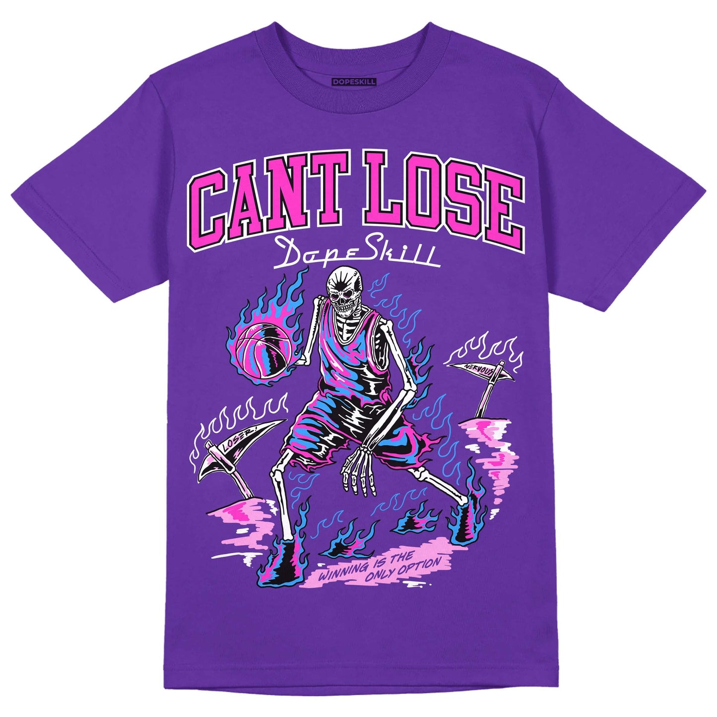 Court Purple 13s DopeSkill Purple T-shirt Cant Lose Graphic