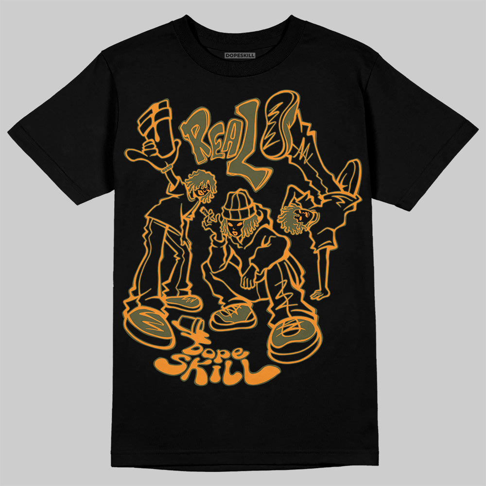 Olive 5s DopeSkill T-Shirt Real Y2K Players Graphic