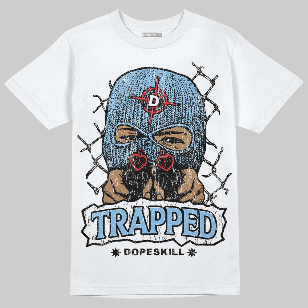 University Blue Collection DopeSkill T-Shirt New Trapped Graphic