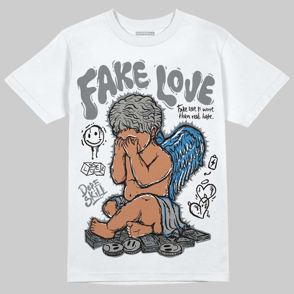 Cool Grey 9s DopeSkill T-Shirt False Love Graphic