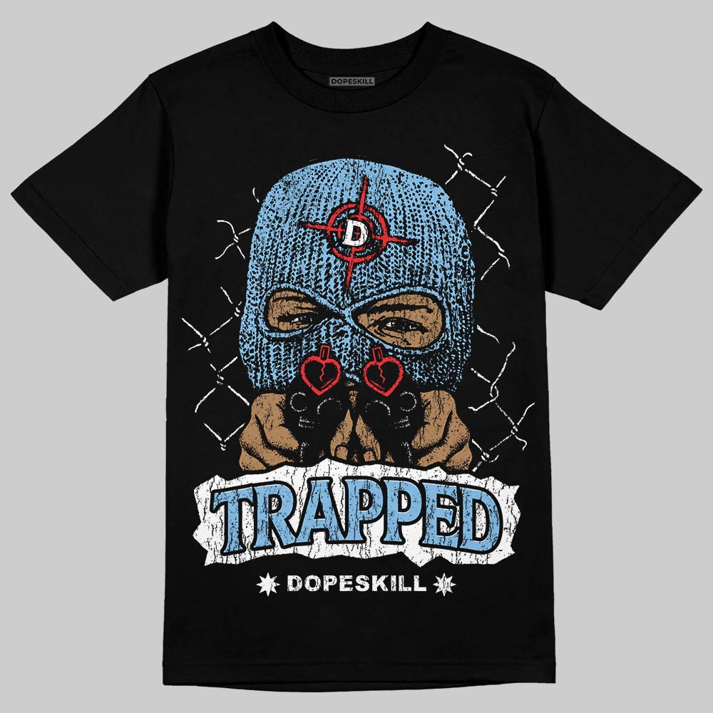 University Blue Collection DopeSkill T-Shirt New Trapped Graphic
