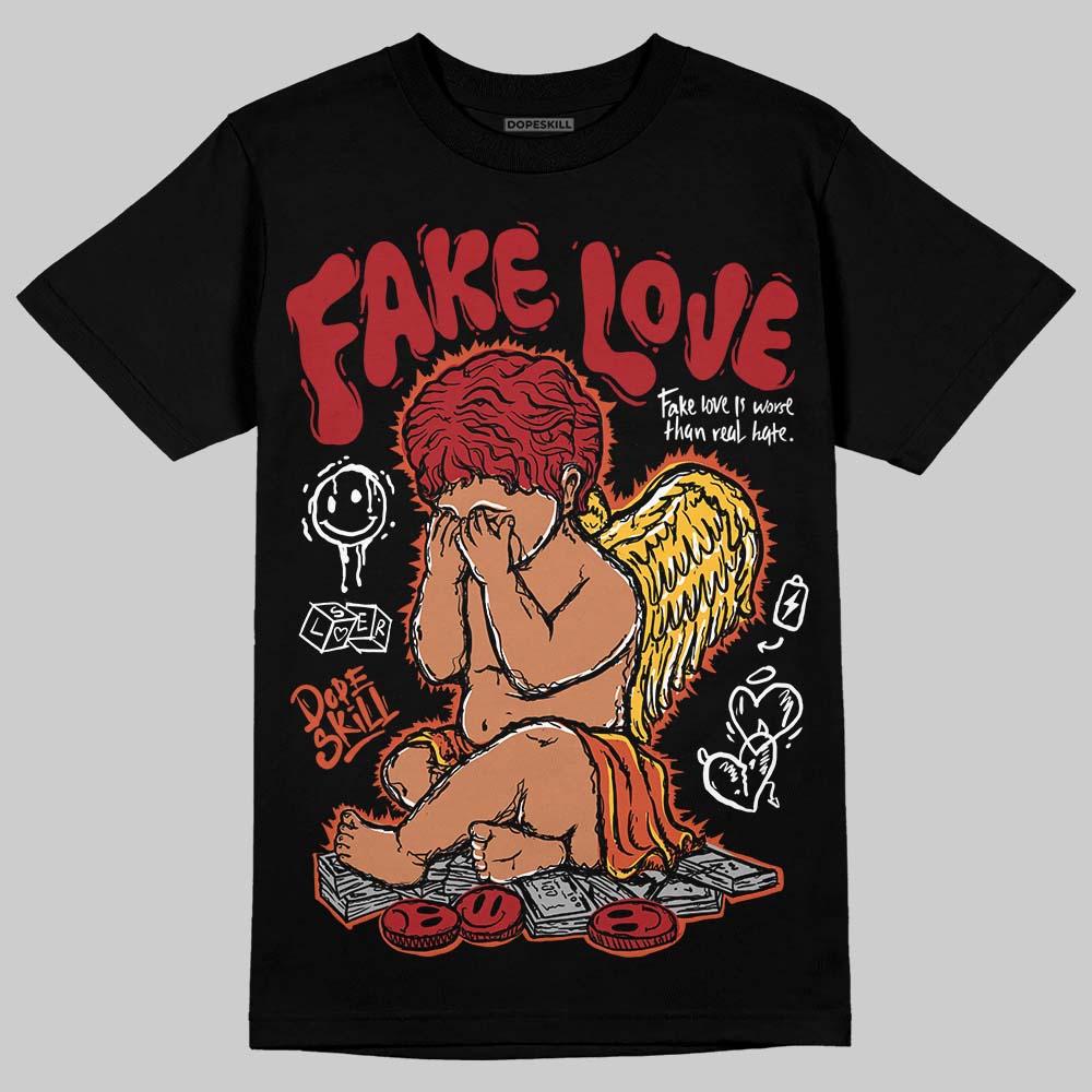 Brick By Brick 4s DopeSkill T-Shirt False Love Graphic