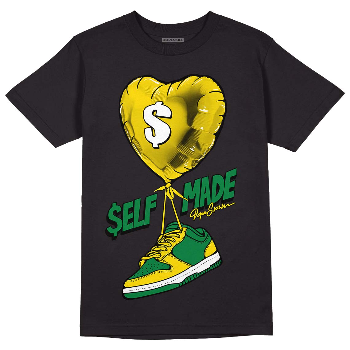 Dunk Low Reverse Brazil DopeSkill T-Shirt Self Made Graphic