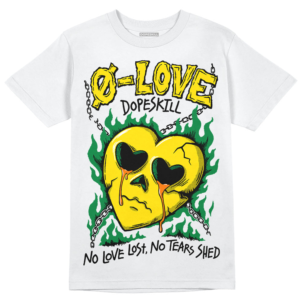Dunk Reverse Brazil DopeSkill T-Shirt Crying Heart Graphic