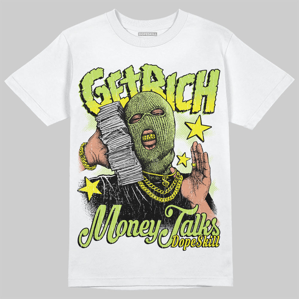 Bright Cactus 13s DopeSkill T-Shirt Get Rich Graphic