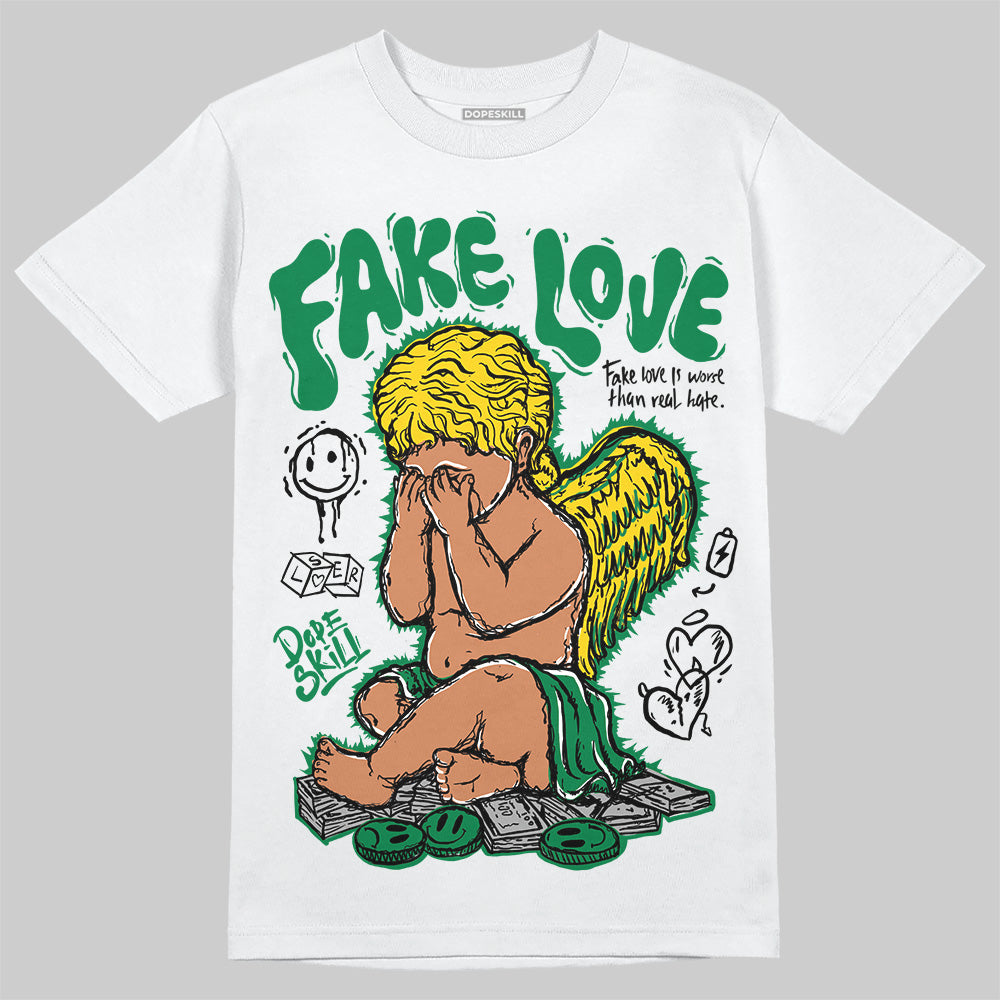 Lucky Green 5s DopeSkill T-Shirt False Love Graphic