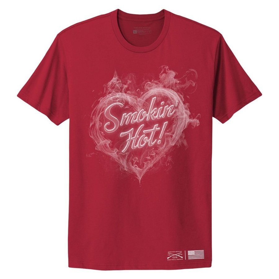 Women's Smokin' Hot Boyfriend Fit T-Shirt - Red
