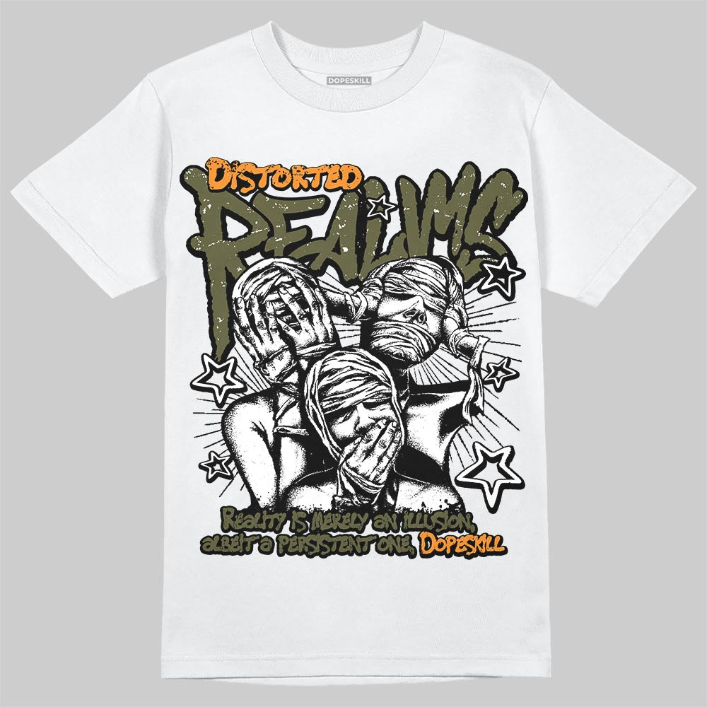 Olive 5s DopeSkill T-Shirt Distorted Realms Graphic