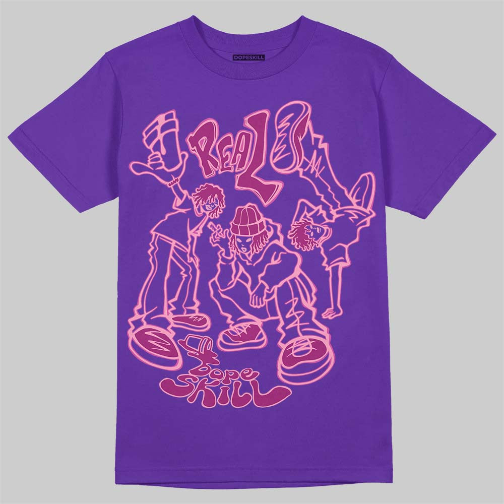PURPLE Collection DopeSkill Purple T-shirt Real Y2K Players Graphic