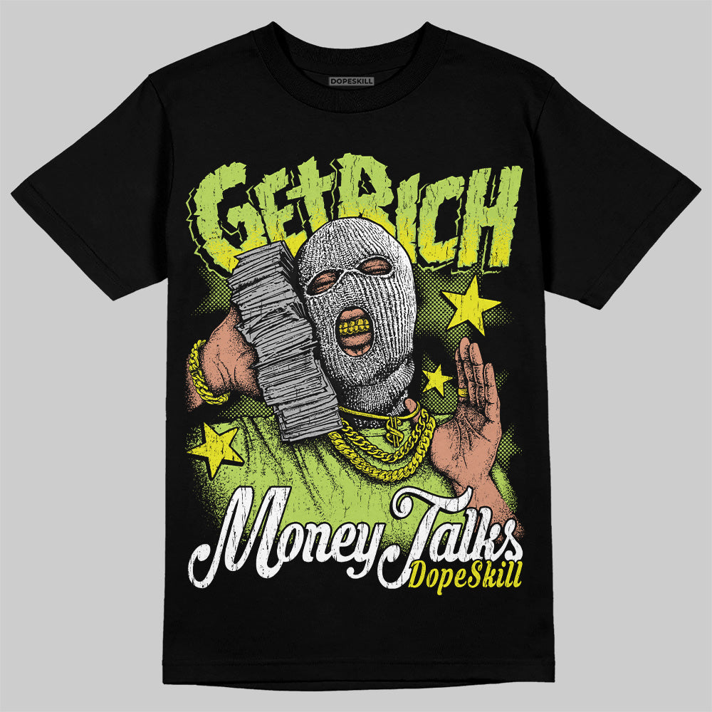 Bright Cactus 13s DopeSkill T-Shirt Get Rich Graphic