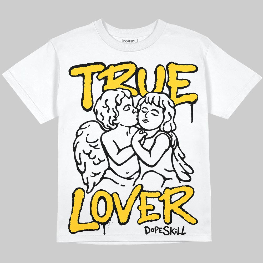 Yellow Collection DopeSkill Oversize Print T-Shirt True Lover Graphic