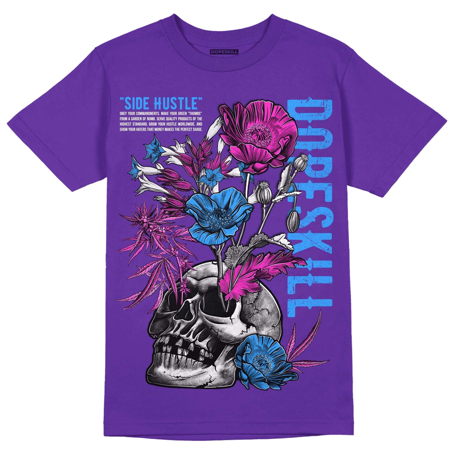 Court Purple 13s DopeSkill Purple T-shirt Side Hustle Graphic