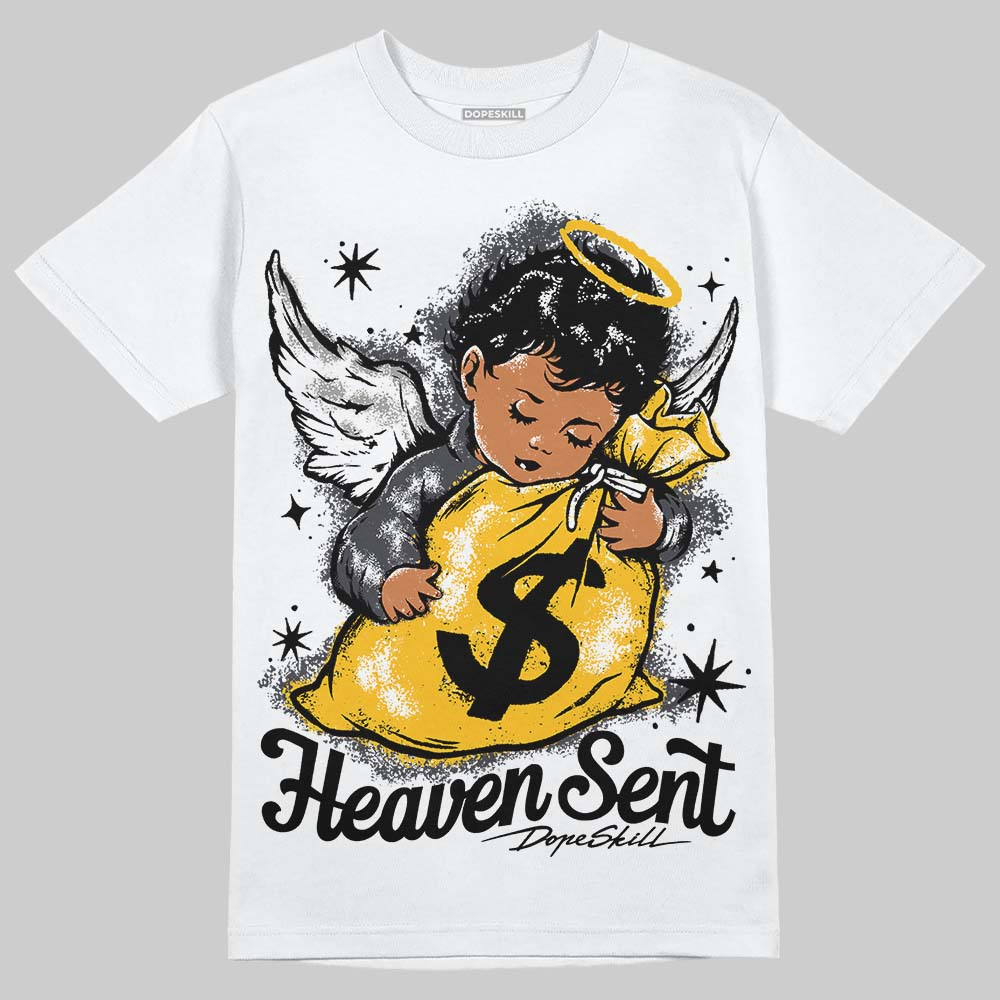 Black Cat 3s DopeSkill T-Shirt Heaven Sent Graphic