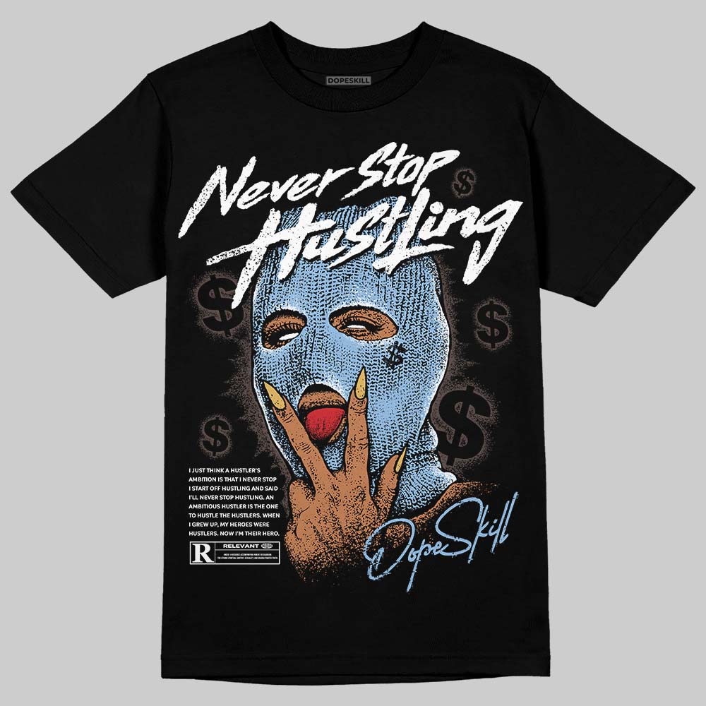 Handball Spezial Light Blue DopeSkill T-Shirt Never Stop Hustling Graphic