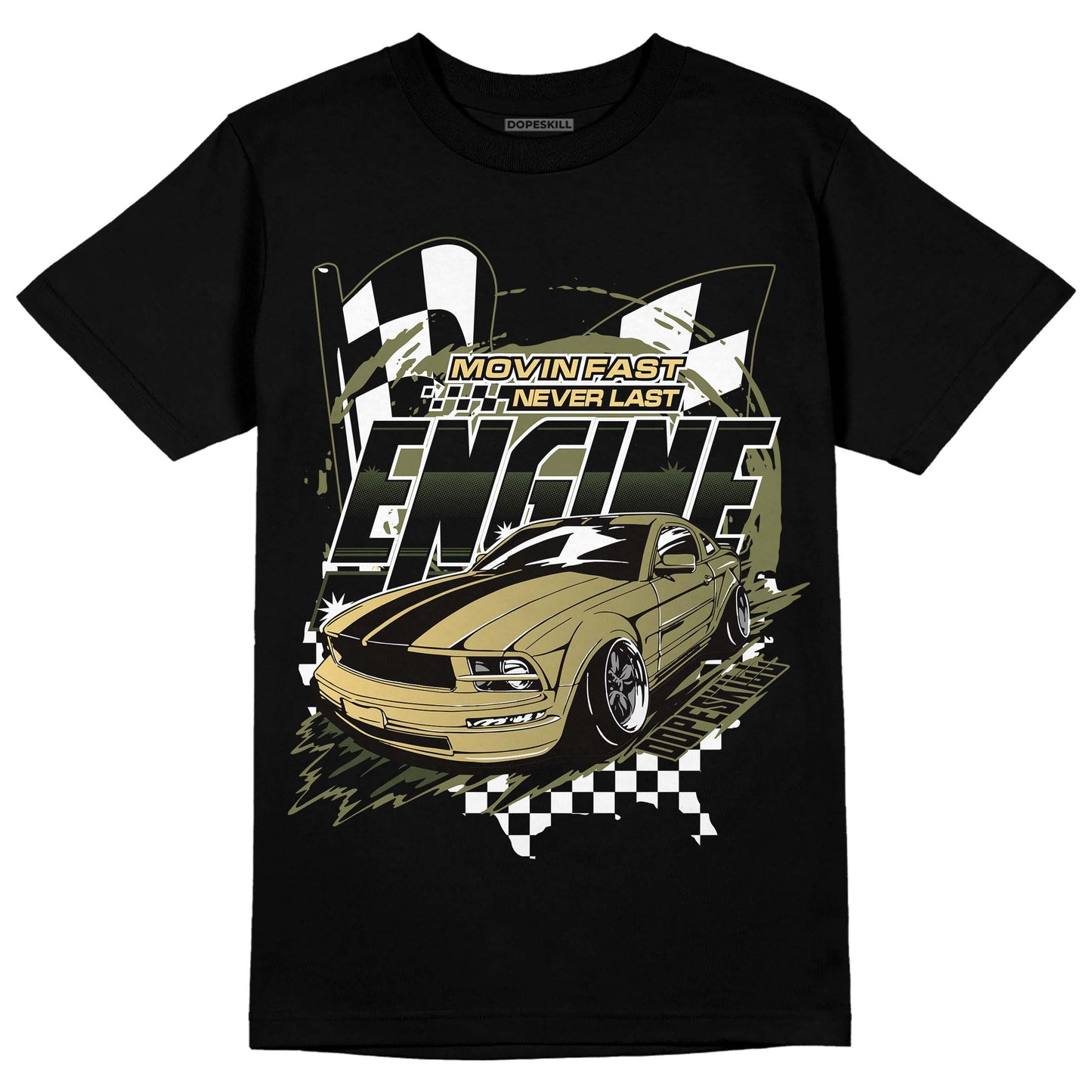 Craft Olive 4s DopeSkill T-Shirt ENGINE Tshirt Graphic