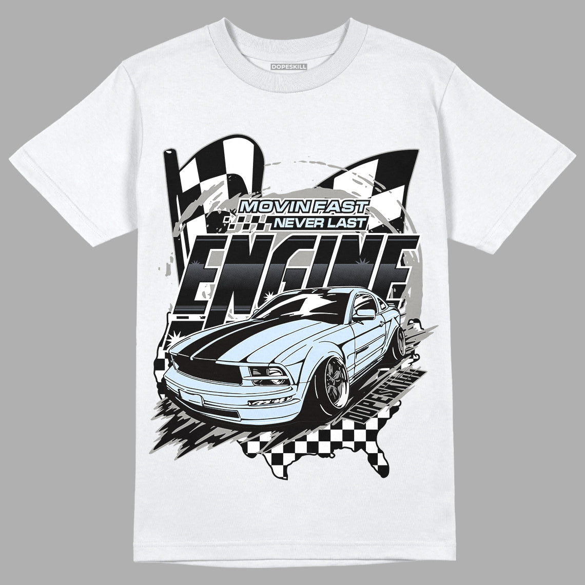 Cool Grey 6s DopeSkill T-Shirt ENGINE Tshirt Graphic