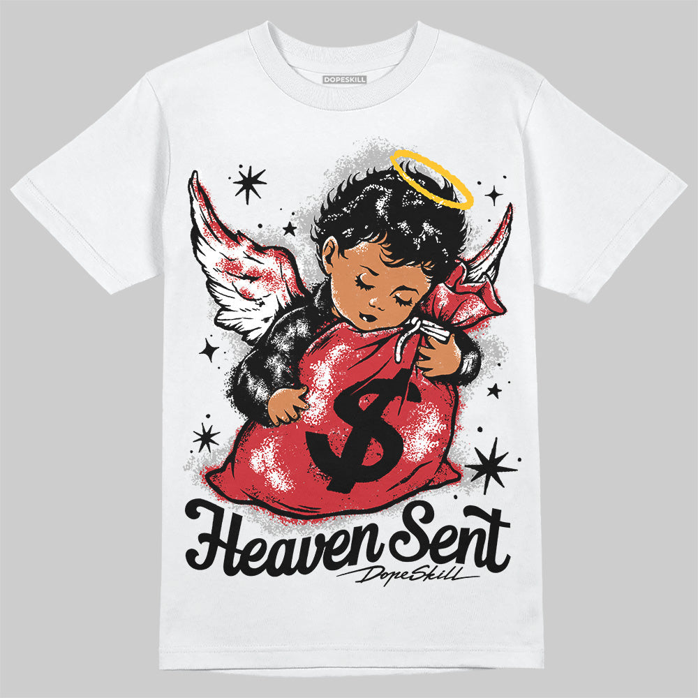 Bred Velvet 11s DopeSkill T-Shirt Heaven Sent Graphic