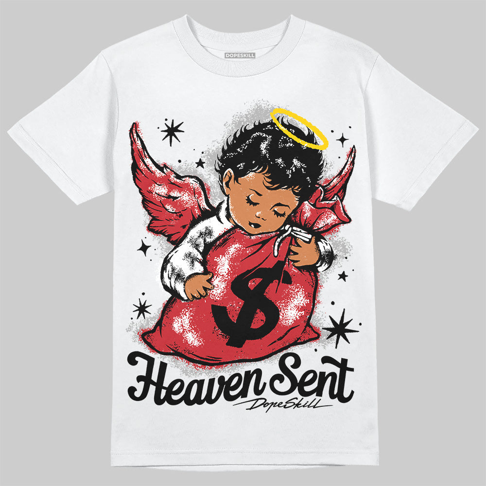 Bred 11s DopeSkill T-Shirt Heaven Sent Graphic