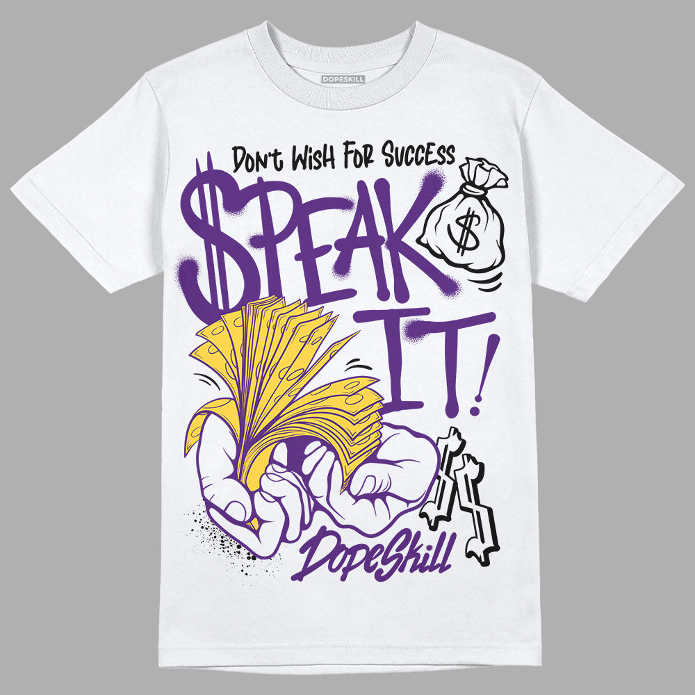 Field Purple 12s DopeSkill T-Shirt Speak It Graphic