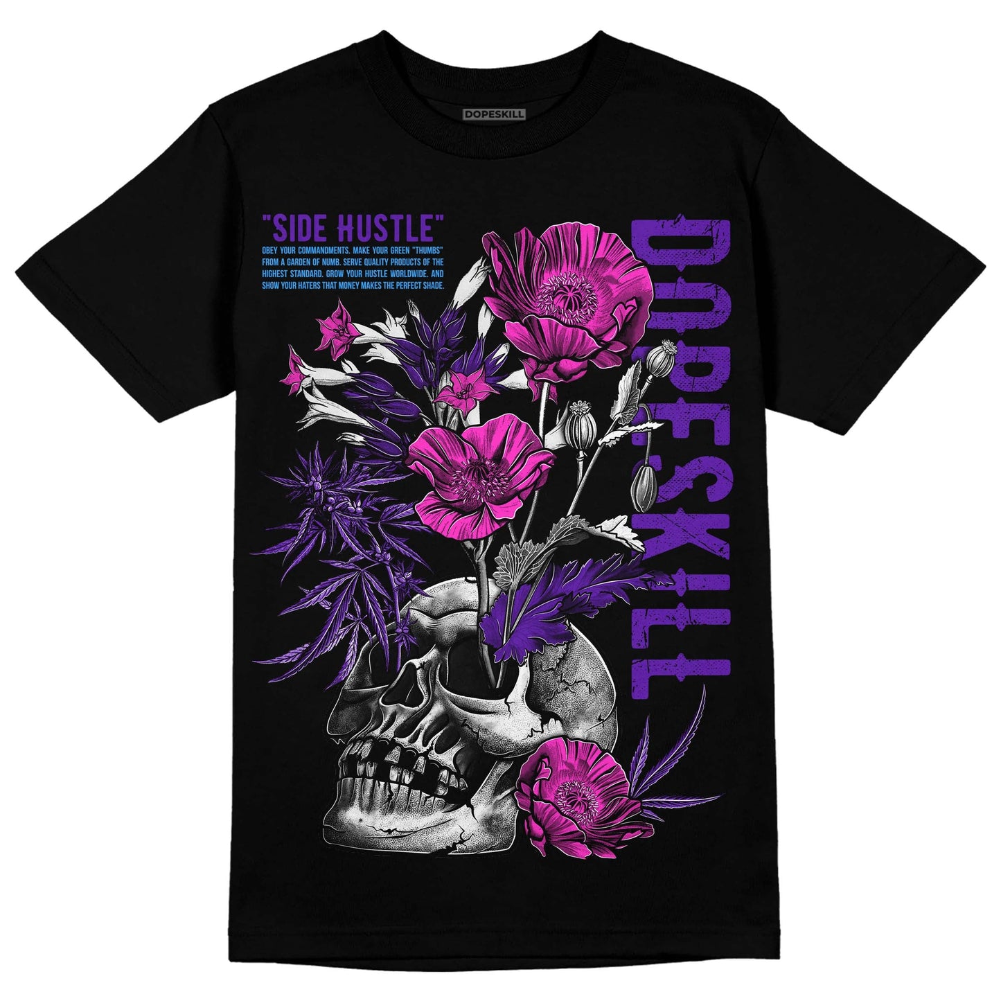 Court Purple 13s DopeSkill T-Shirt Side Hustle Graphic