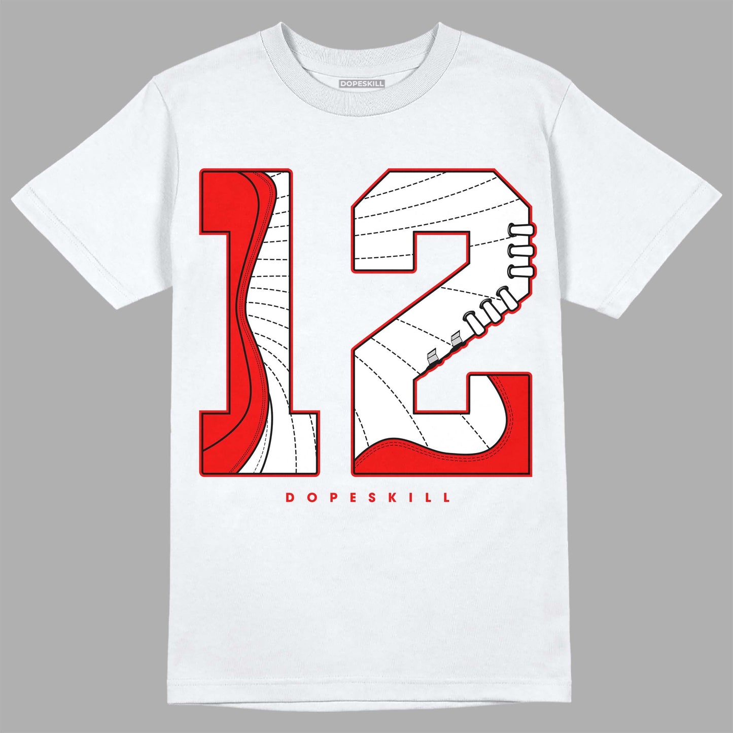 Cherry 12s DopeSkill T-Shirt No.12 Graphic