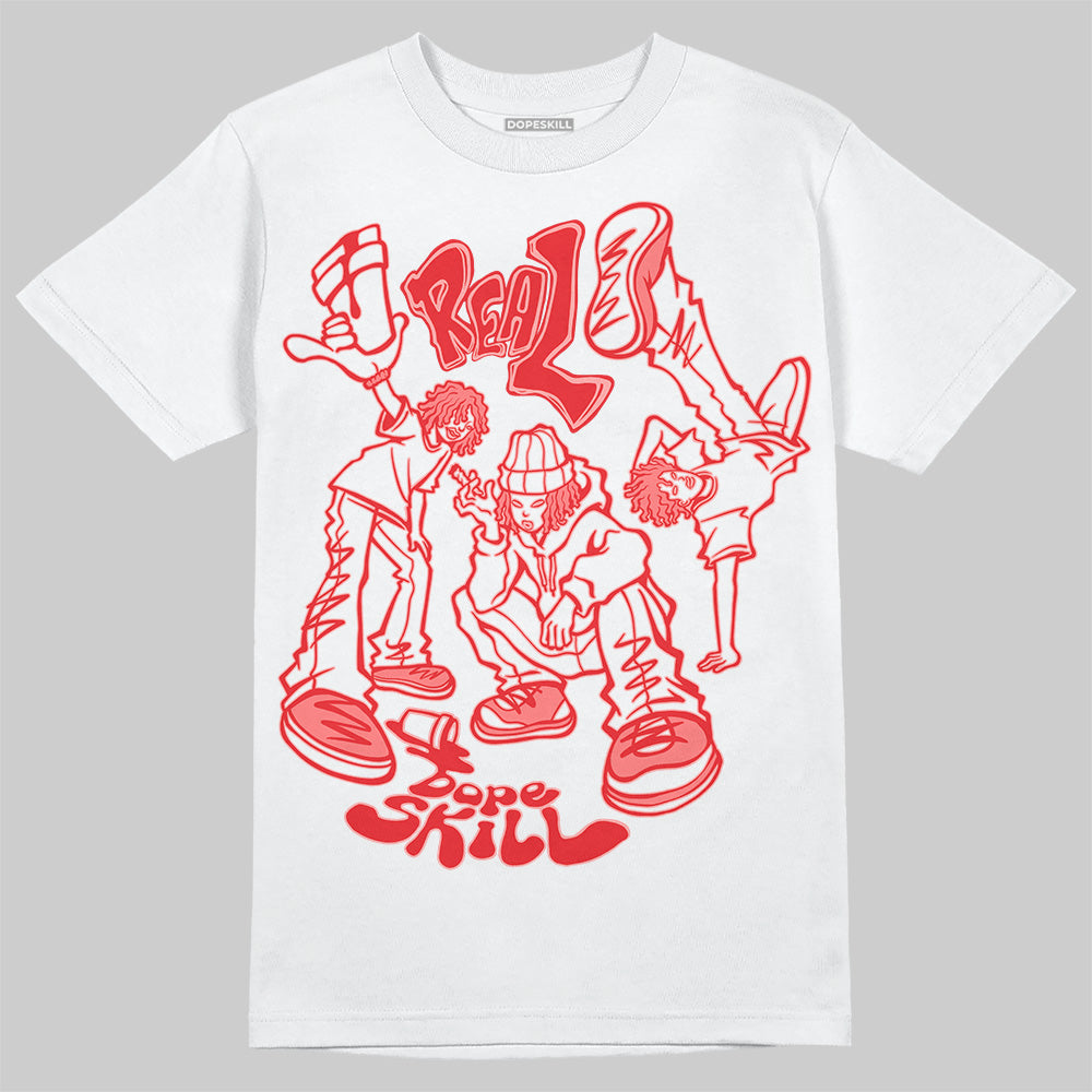 Red Cement 4S DopeSkill T-Shirt Real Y2K Players Graphic