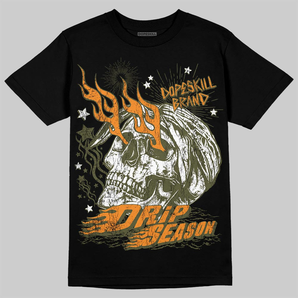 Olive 5s DopeSkill T-Shirt Drip Season Graphic