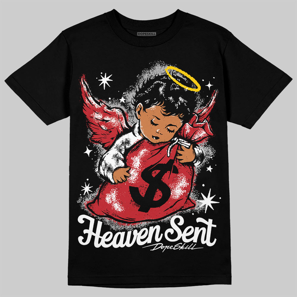 Bred 11s DopeSkill T-Shirt Heaven Sent Graphic