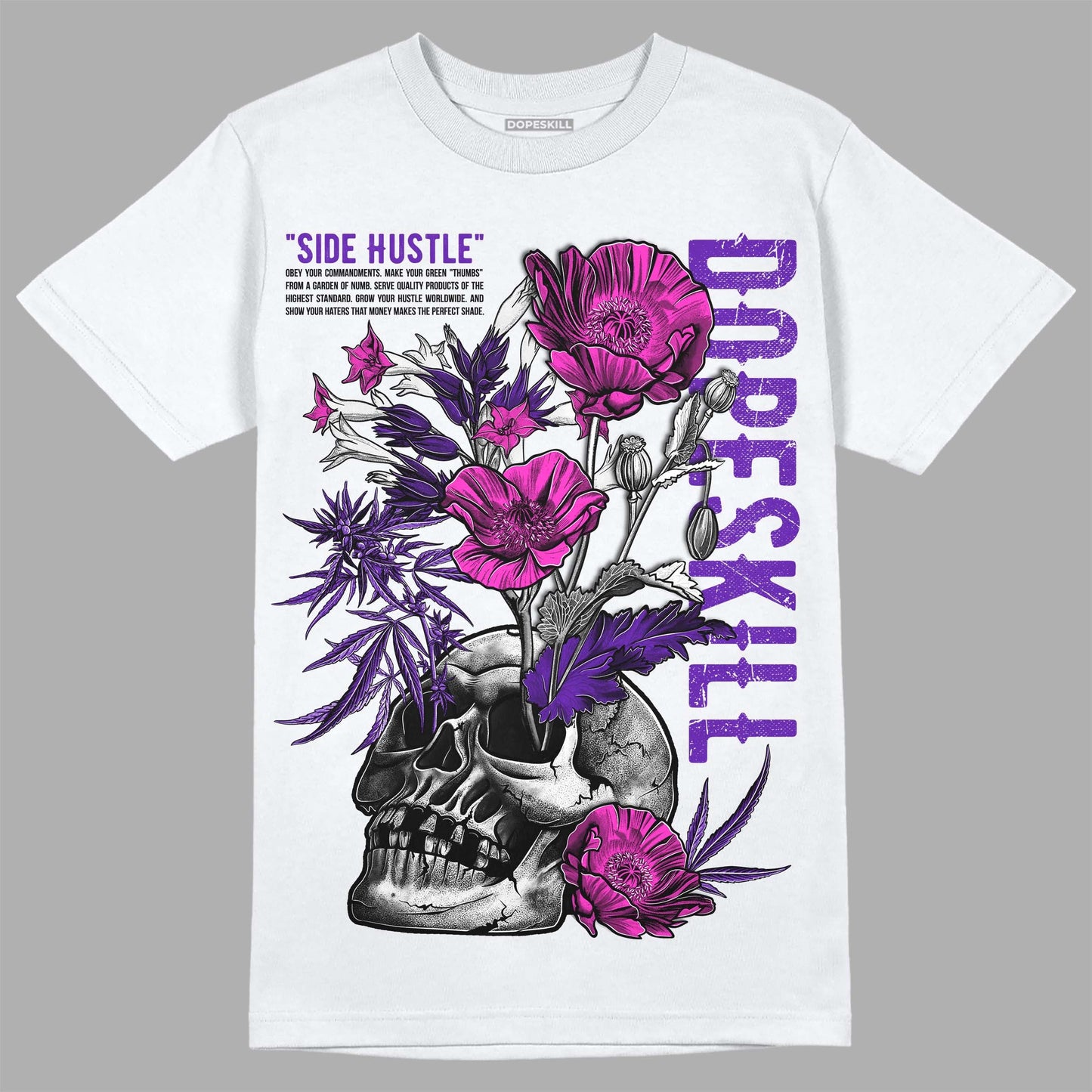 Court Purple 13s DopeSkill T-Shirt Side Hustle Graphic
