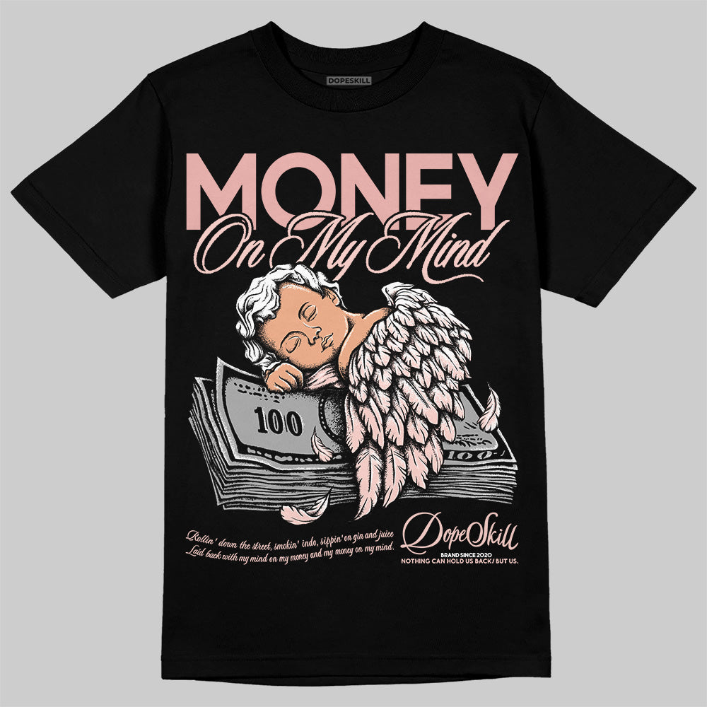 Leather Curb Glitter Pale Pink DopeSkill T-Shirt MOMM Graphic