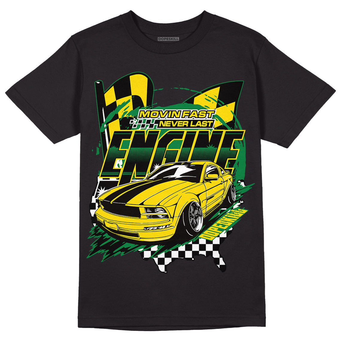 Dunk Low Reverse Brazil DopeSkill T-Shirt ENGINE Tshirt Graphic